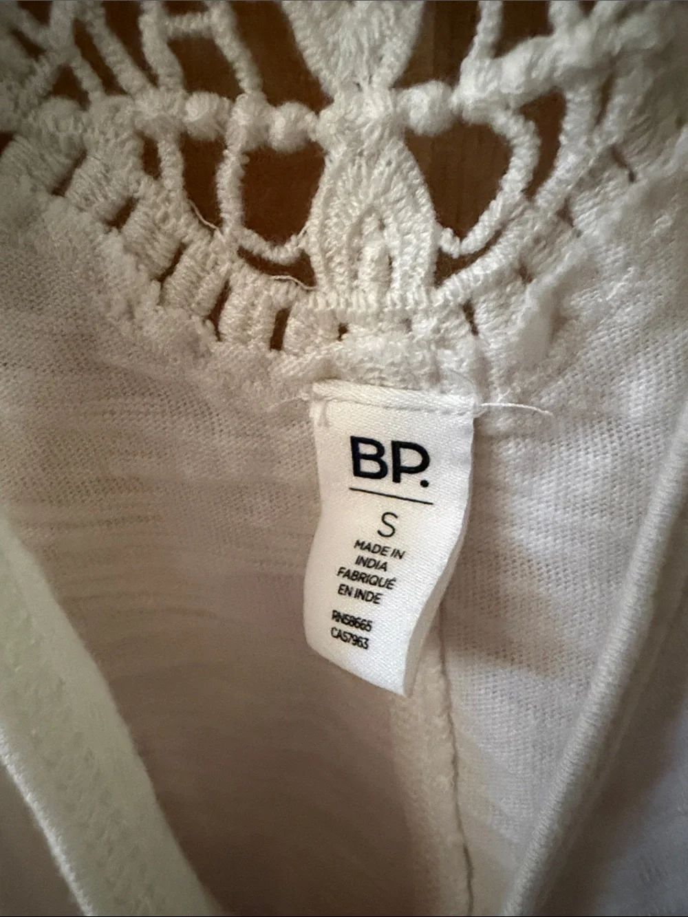 BP Women’s Cream Crochet-Back Tank Top_2